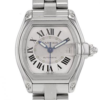 Montre Cartier Roadster en acier Ref :  2510 Vers  2000