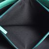Portefeuille Fendi en toile monogram marron et cuir vert - Detail D3 thumbnail