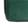 Billetera Fendi en lona Monogram marrón y cuero verde - Detail D4 thumbnail