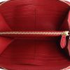 Burberry wallet in red leather and Haymarket canvas - Detail D2 thumbnail