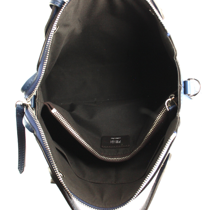 Borsa By the way in pelle blu - Detail D3