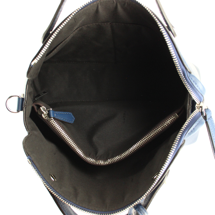 Borsa By the way in pelle blu - Detail D4