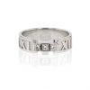 Tiffany & Co Atlas ring in white gold and in diamonds - 360 thumbnail
