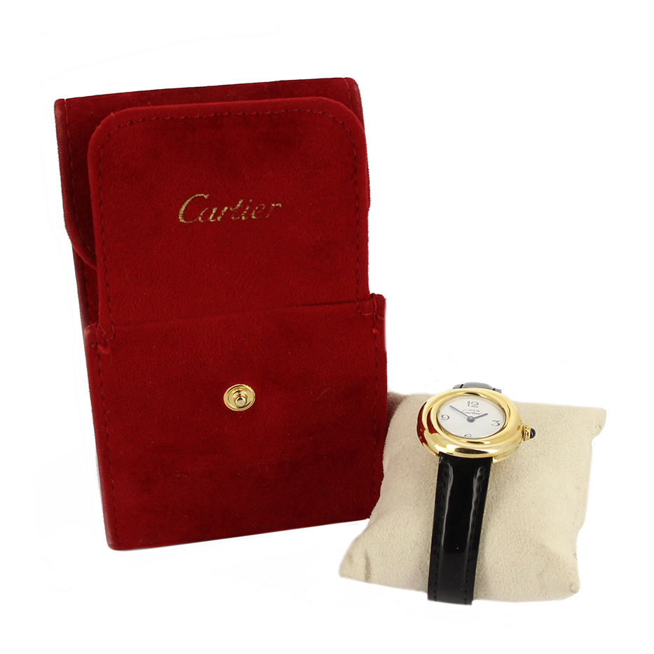 Reloj Cartier Trinity de plata dorada Circa  2000