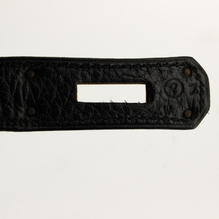 Borsa Kelly 32 cm in pelle Ardenne nera - Detail D4