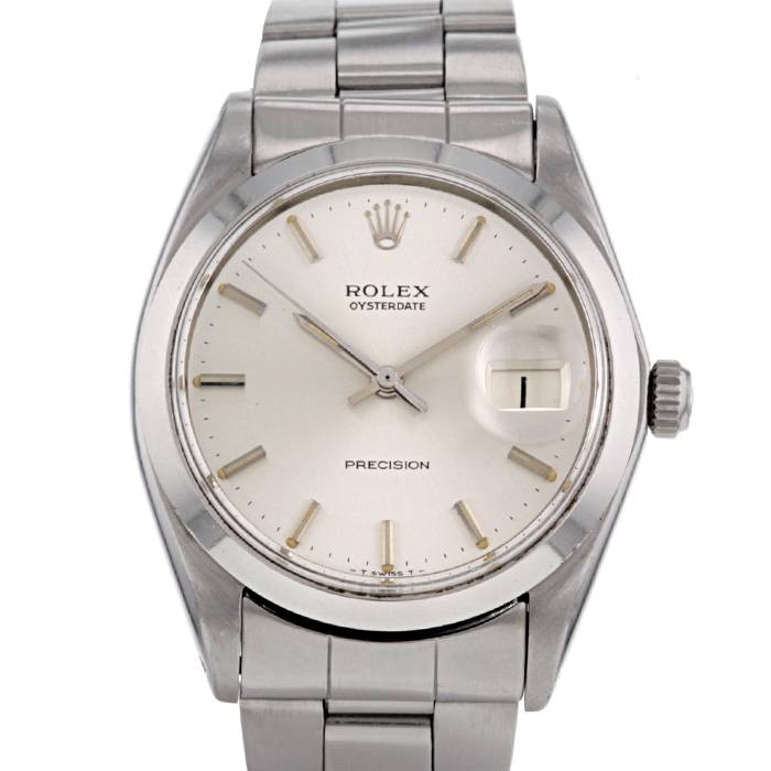 Orologio Rolex Oyster Date Precision in acciaio Ref :  6694 Circa  1971