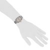 Rolex Oyster Date Precision watch in stainless steel Ref:  6694 Circa  1971 - Detail D1 thumbnail