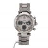 Cartier Pasha Chrono watch in stainless steel Ref : 2412 Circa  2000 - 360 thumbnail