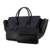 Celine handbag in black and blue leather - Detail D2 thumbnail