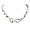 Hermes Torsade articulated necklace in silver - 00pp thumbnail