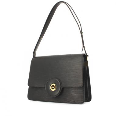 Bolso de mano Louis Vuitton en cuero Epi negro