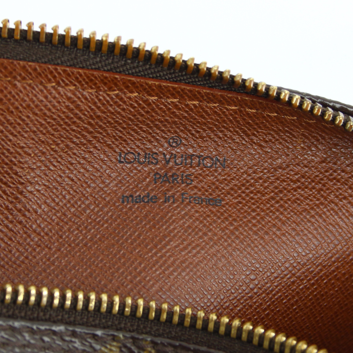 Borsa Papillon in tela monogram e pelle naturale - Detail D3