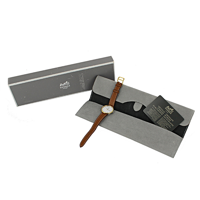 Hermes watch in gold and stainless steel Circa  2000 - Detail D2