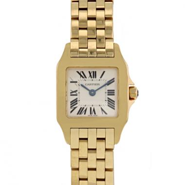 Reloj Cartier Santos-Demoiselle de oro amarillo Circa  2010