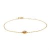 De Beers Talisman bracelet in yellow gold and rough diamond - 00pp thumbnail
