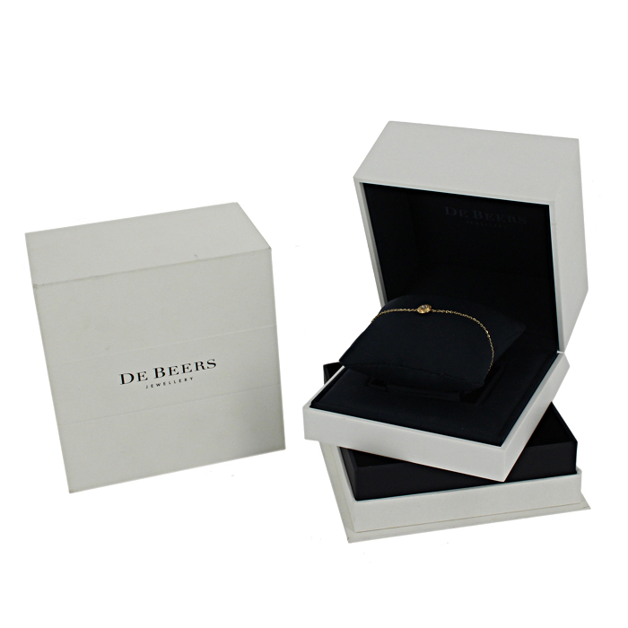 Bracelet De Beers Talisman en or jaune et diamant brut