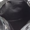 Saint Laurent handbag in black suede - Detail D2 thumbnail