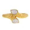 Bracelet ouvrant Boucheron Serpent Bohème grand modèle en or jaune,  or blanc et diamants - 00pp thumbnail