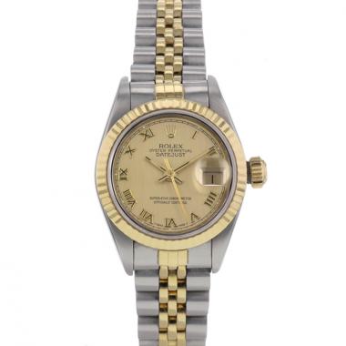 Reloj Rolex Datejust Lady de oro y acero Ref :  69173 Circa  1991