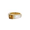 Van Cleef & Arpels Evolution 1980's ring in yellow gold,  citrine and mother of pearl - 00pp thumbnail