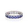 Chopard Ice Cube ring in white gold and diamonds and in sapphires - 360 thumbnail