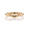 Anello Tiffany & Co in oro rosa e diamante - 360 thumbnail