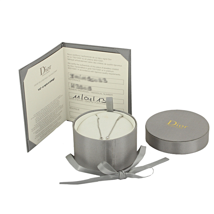 Collana lunga Dior Mimioui in oro bianco e diamanti - Detail D3