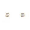 Van Cleef & Arpels Sweet Alhambra small earrings in yellow gold and mother of pearl - 00pp thumbnail