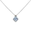 Mauboussin Fou de Toi necklace in white gold and diamonds and in topaz - 00pp thumbnail