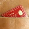 Cartier handbag in suede and brown python - Detail D4 thumbnail