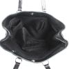 Shopping bag Chanel in pelle martellata nera con motivo a quadri - Detail D2 thumbnail