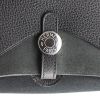 Hermes Colorado handbag in black leather and black suede - Detail D3 thumbnail