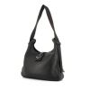 Hermes Tsako handbag in black leather taurillon clémence - 00pp thumbnail