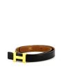 Hermes small model belt in black leather - 00pp thumbnail