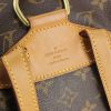 Louis Vuitton Montsouris backpack in monogram canvas and natural leather - Detail D5 thumbnail