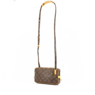 Louis Vuitton Marly en lona Monogram y cuero natural