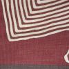Hermes scarf in red, burgundy and beige pashmina - Detail D2 thumbnail