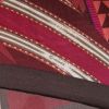 Hermes scarf in red, burgundy and beige pashmina - Detail D3 thumbnail