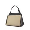 Celine  Edge handbag  in beige and black leather - 00pp thumbnail