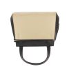 Celine  Edge handbag  in beige and black leather - 360 Front thumbnail