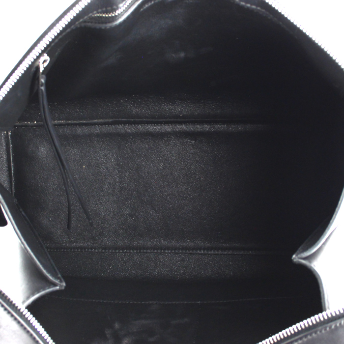 Sac à main Celine  Edge en cuir beige et noir - Detail D2