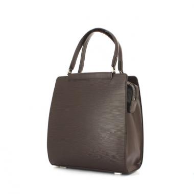 Louis Vuitton handbag in brown epi leather
