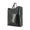 Shopping bag in pitone verde - 00pp thumbnail