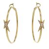 Mauboussin Nuances de Toi hoop earrings in yellow gold and diamonds - 00pp thumbnail
