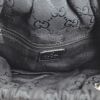 Sac à main Gucci Bamboo en toile monogram noire - Detail D3 thumbnail