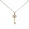 Tiffany & Co Clé Couronne pendant in pink gold and diamonds - 00pp thumbnail