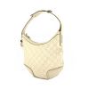 Gucci handbag in beige monogram leather - 00pp thumbnail