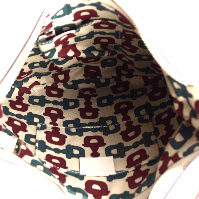 Borsa in pelle monogram beige - Detail D2