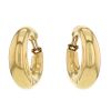 Chaumet Anneau large model hoop earrings in yellow gold - 00pp thumbnail