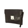 Pochette in pelle box marrone - 00pp thumbnail